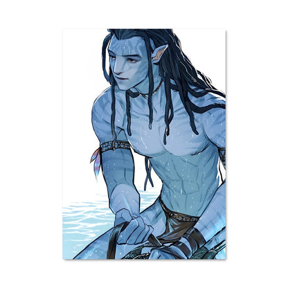 Poster Avatar Guerrier