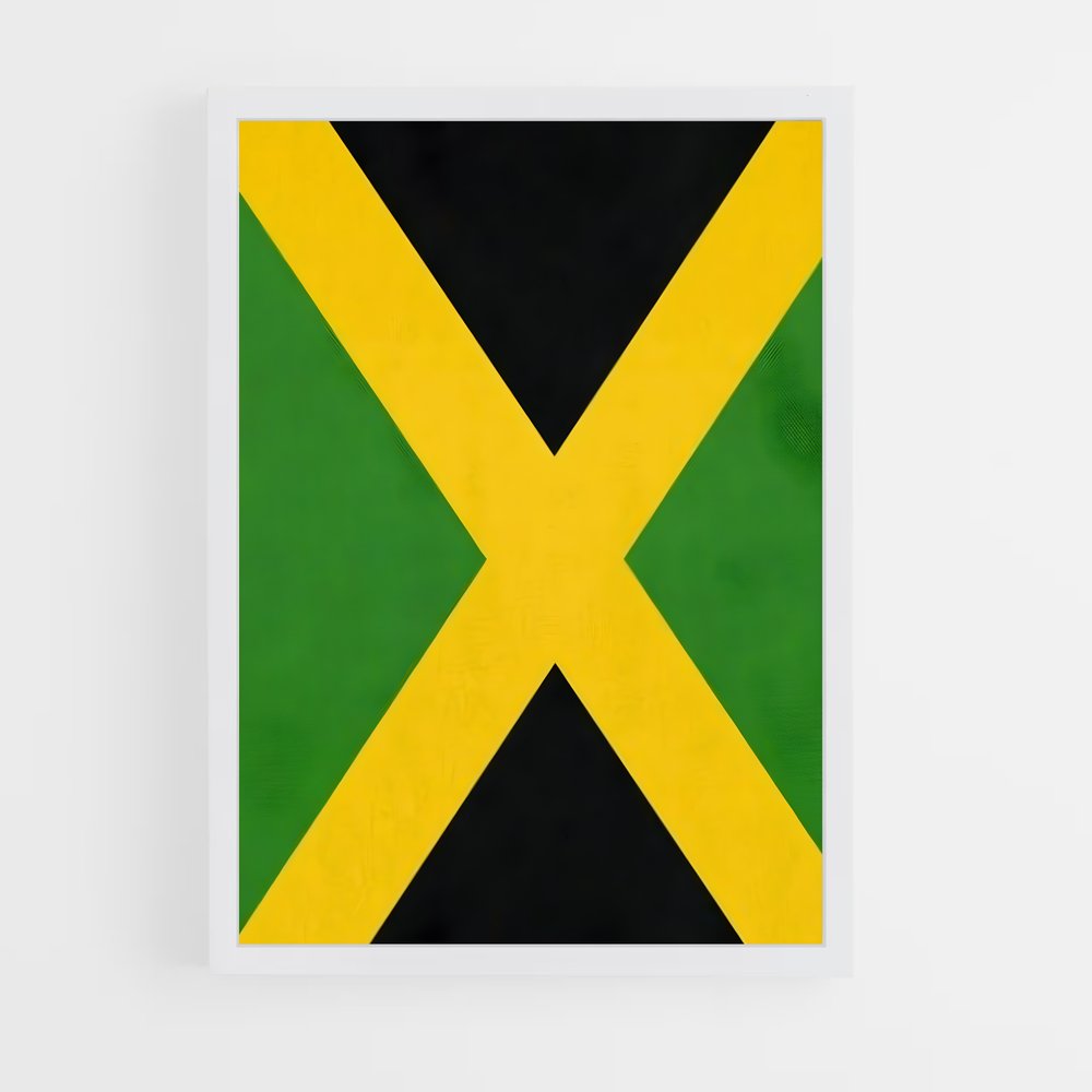 ap-jamaica flag-1 cadre Blanc