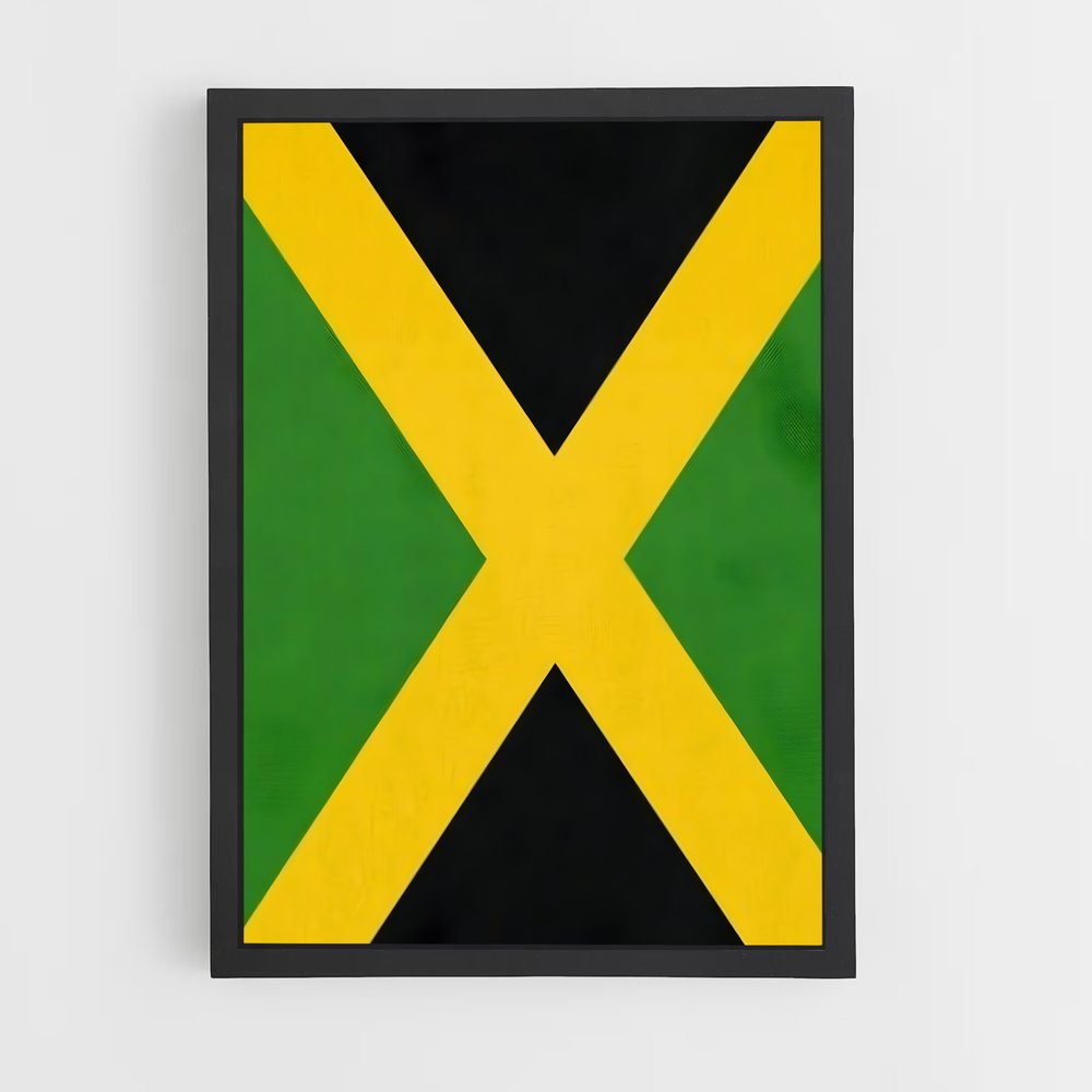 ap-jamaica flag-1 cadre Noir