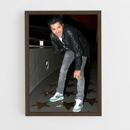 ap-jamel debbouze-7 cadre Bois foncé