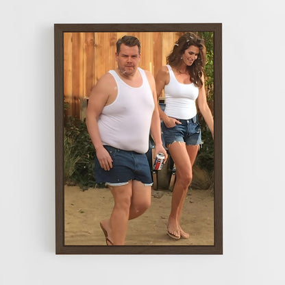ap-james corden-2 cadre Bois foncé