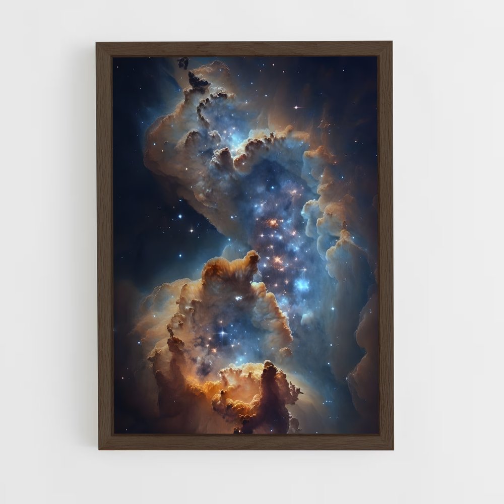 ap-james webb telescope-11 cadre Bois foncé