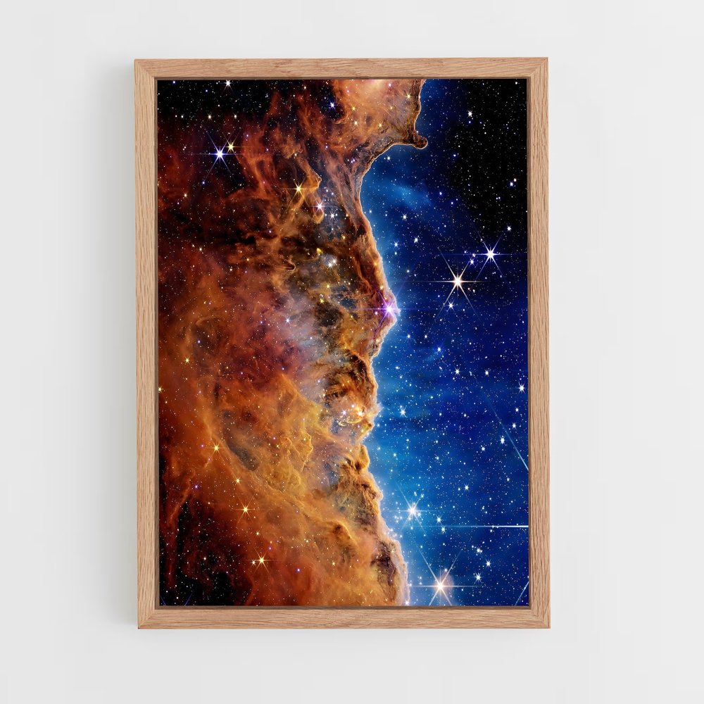 ap-james webb telescope-9 cadre Bois clair
