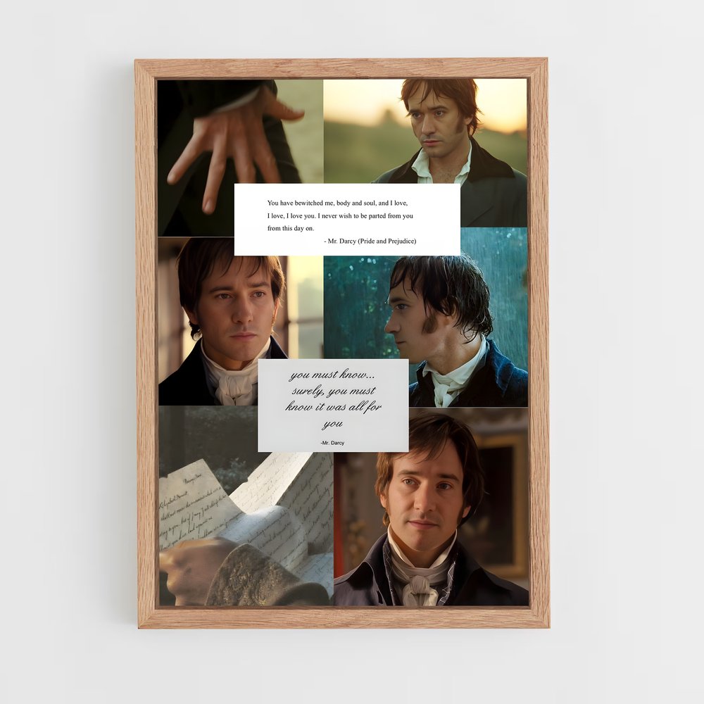 ap-jane austen-4 cadre Bois clair