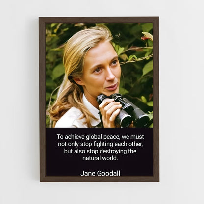 ap-jane goodall-5 cadre Bois foncé