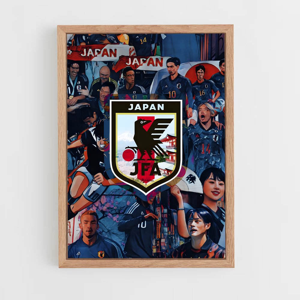ap-japan national football team-1 cadre Bois clair
