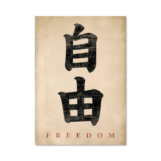 Poster Liberté Écrite