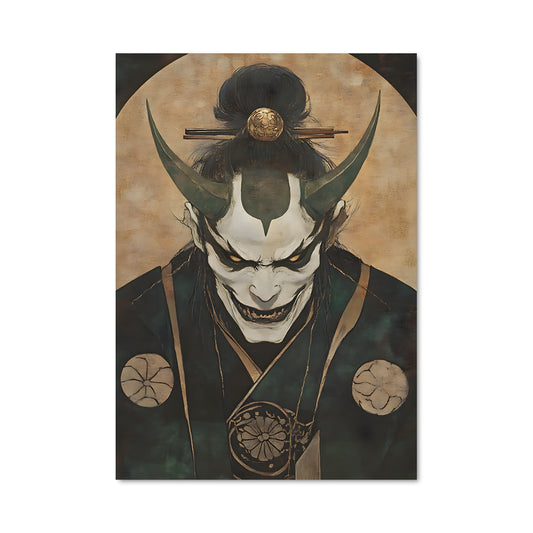 Poster Oni au Foulard Vert