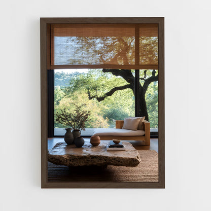 ap-japanese wabi-sabi-2 cadre Bois foncé