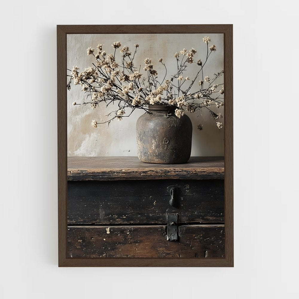 ap-japanese wabi-sabi-4 cadre Bois foncé