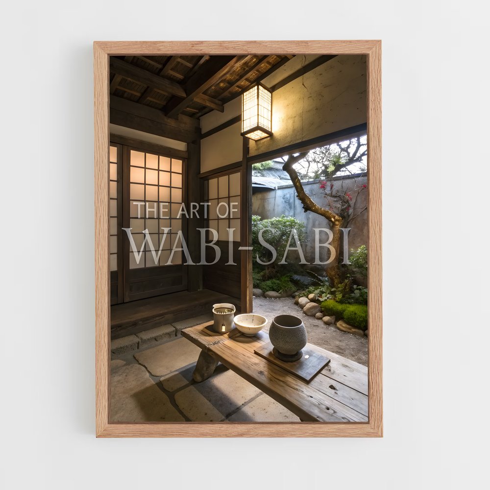 ap-japanese wabi-sabi-7 cadre Bois clair