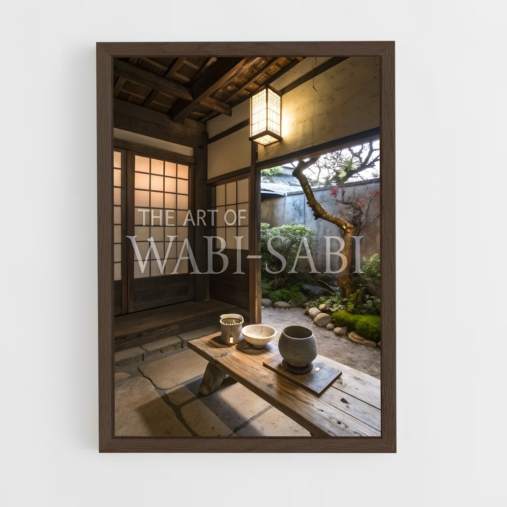 ap-japanese wabi-sabi-7 cadre Bois foncé