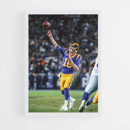 ap-jared goff-5 cadre Blanc