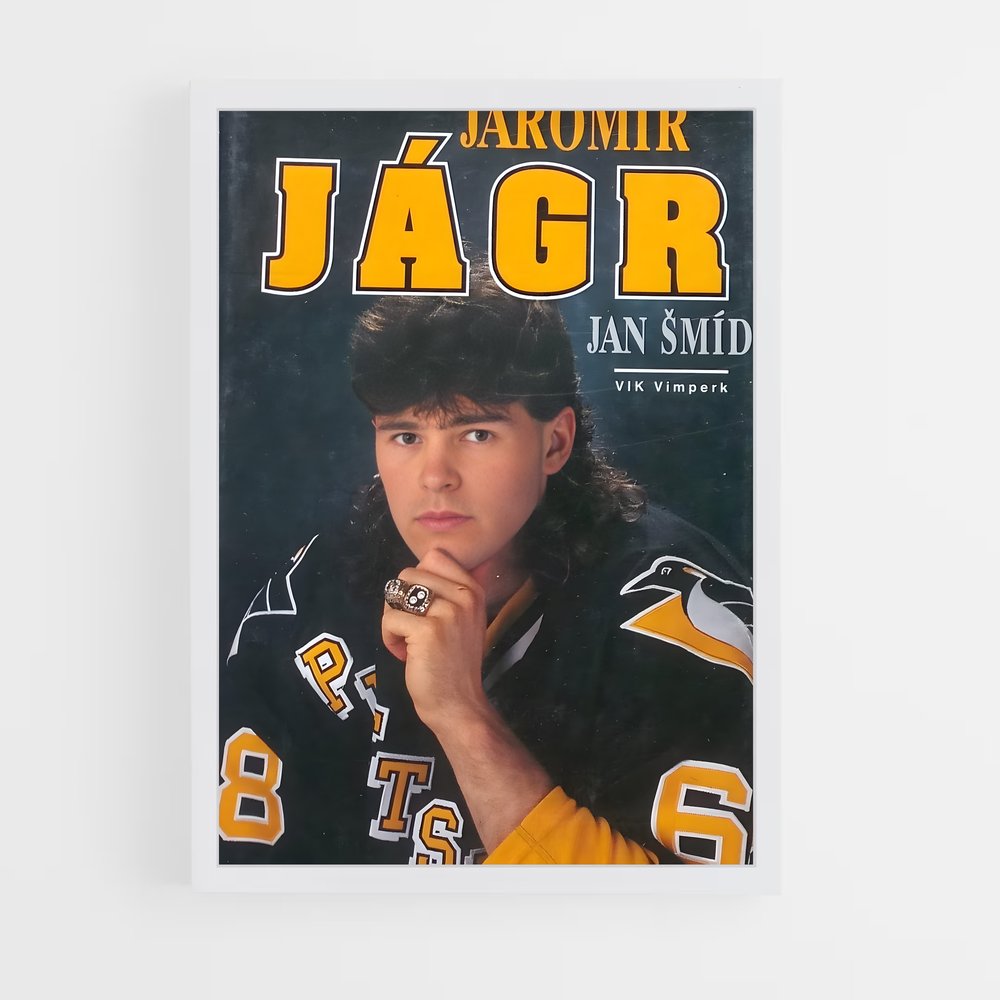 ap-jaromir jagr-3 cadre Blanc