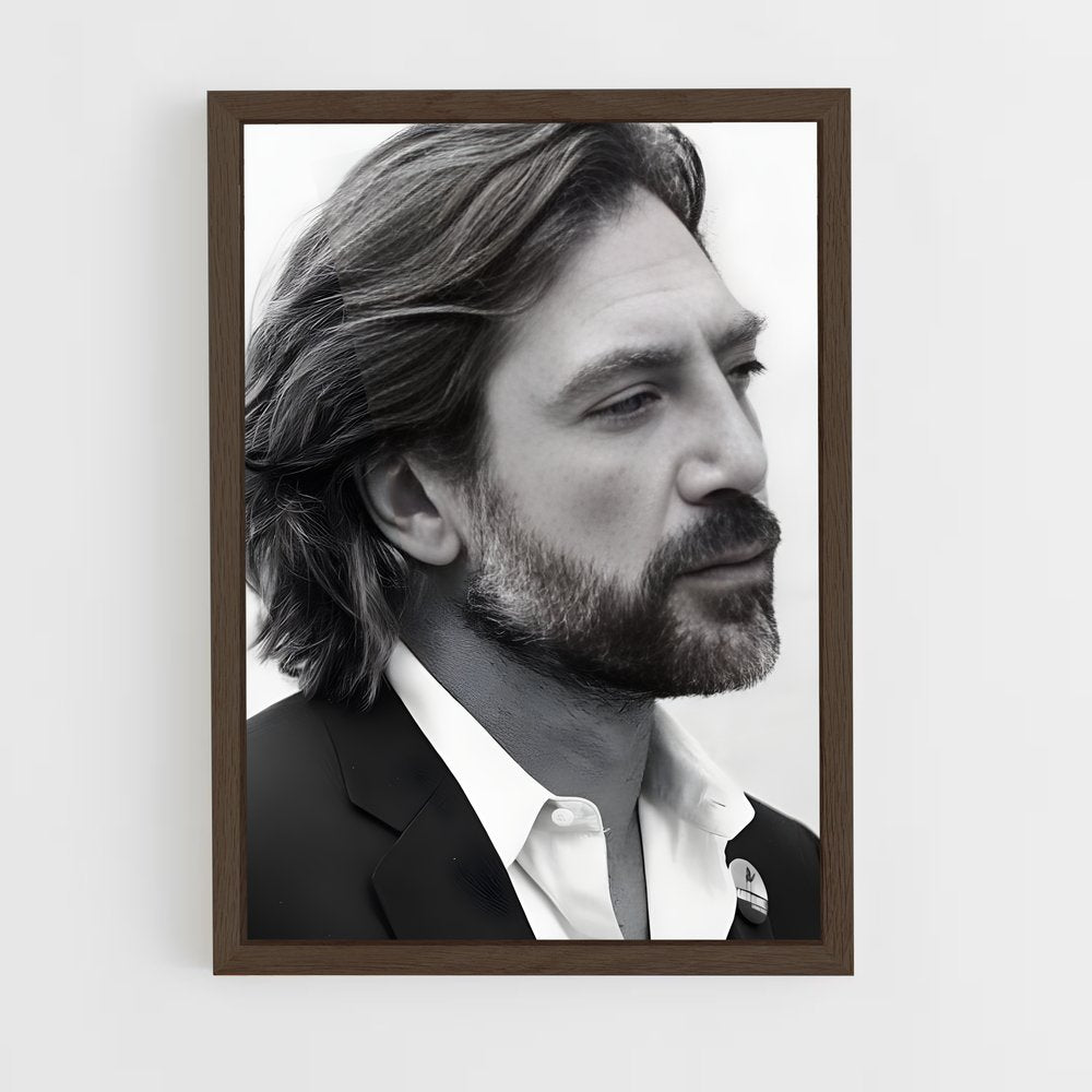 ap-javier bardem-1 cadre Bois foncé