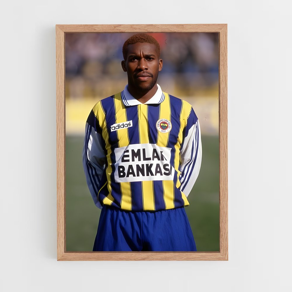 ap-jay-jay okocha-10 cadre Bois clair