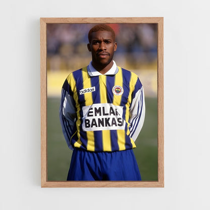 ap-jay-jay okocha-10 cadre Bois clair