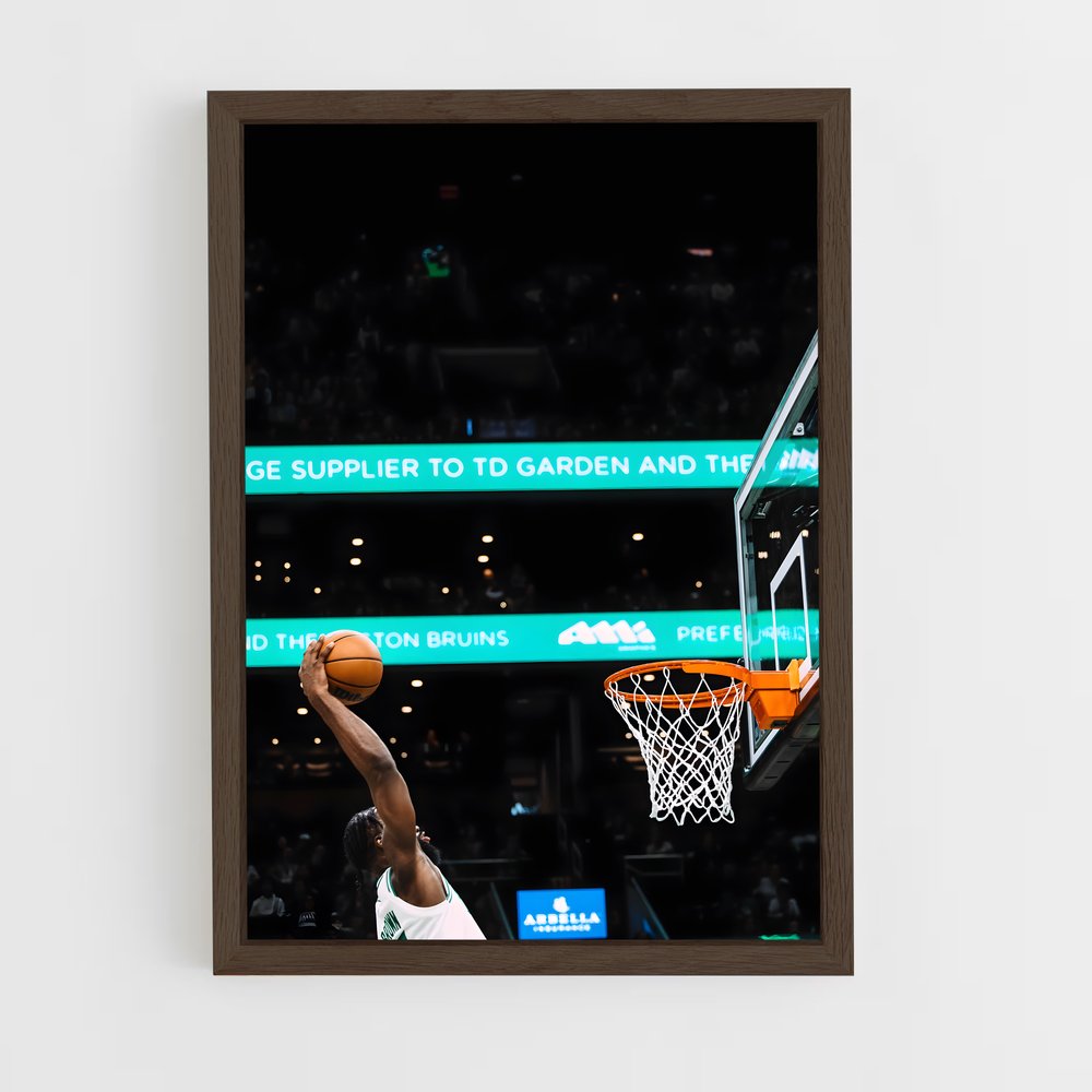 ap-jaylen brown-1 cadre Bois foncé