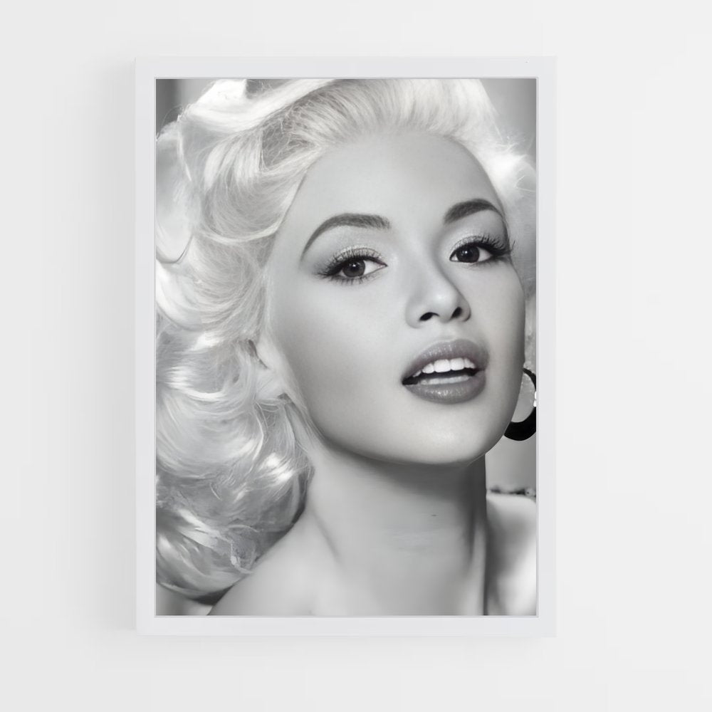 ap-jayne mansfield-8 cadre Blanc