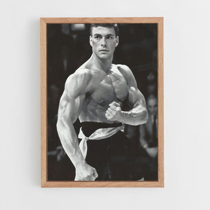 ap-jean-claude van damme-1 cadre Bois clair