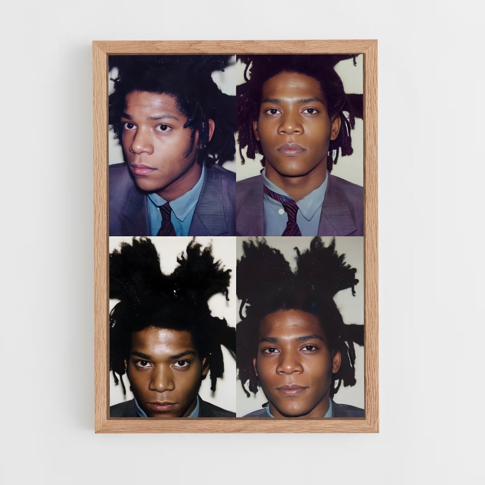 ap-jean-michel basquiat-2 cadre Bois clair
