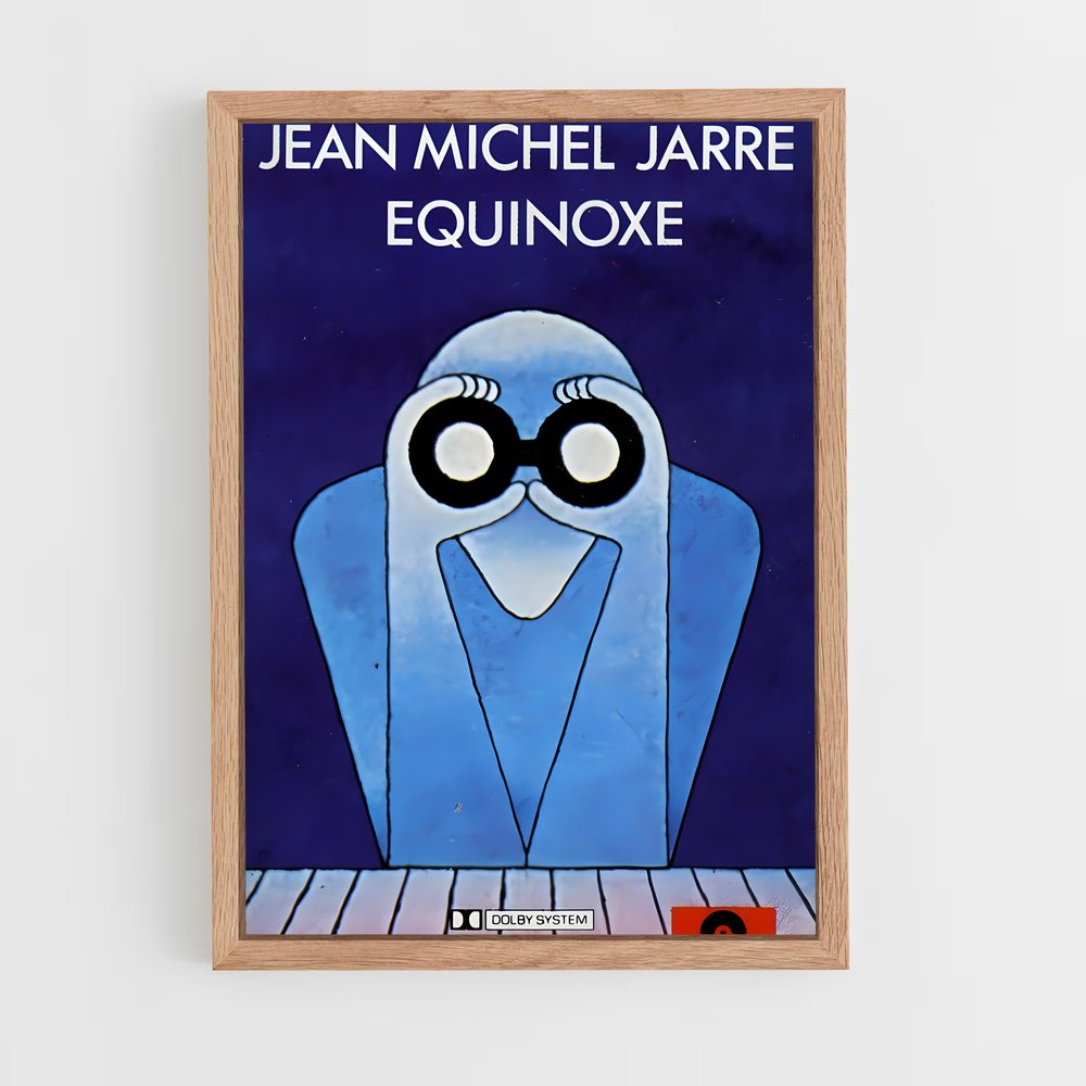 ap-jean-michel jarre-3 cadre Bois clair