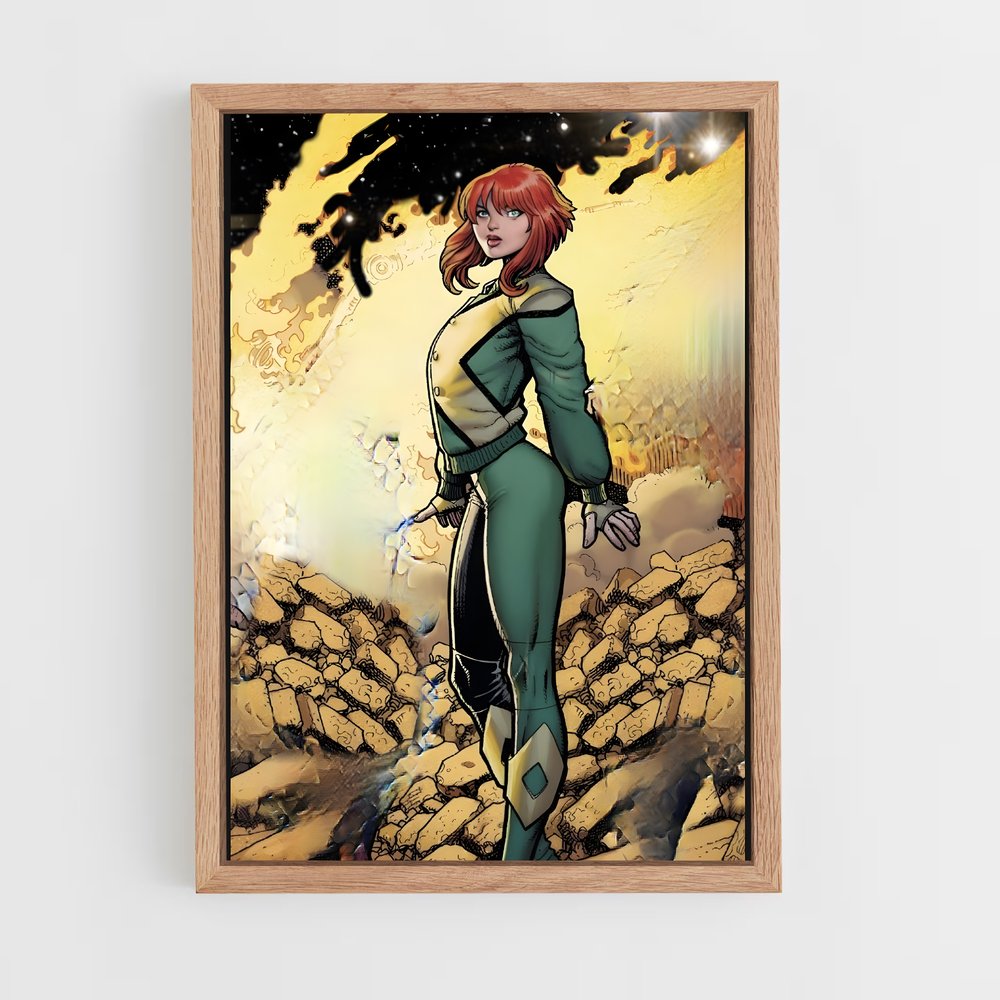 ap-jean grey-6 cadre Bois clair