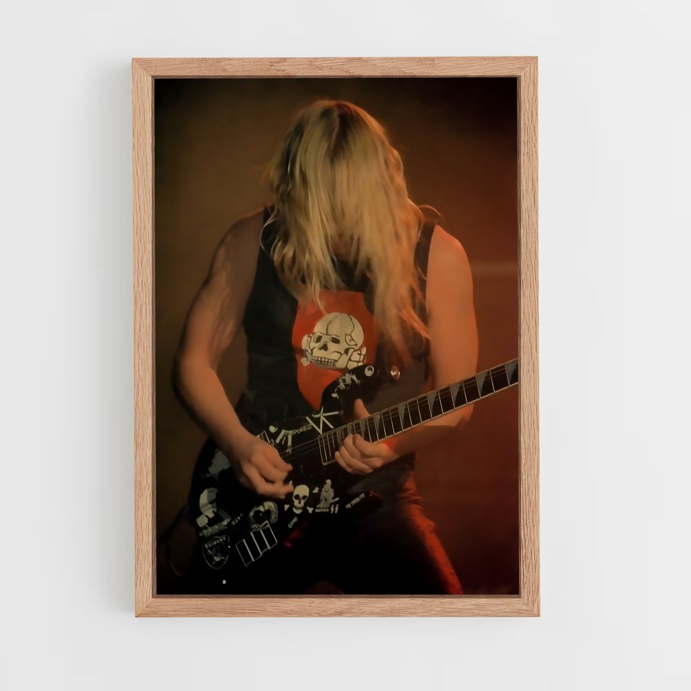 ap-jeff hanneman-2 cadre Bois clair