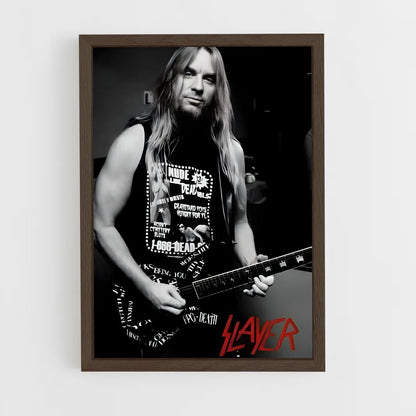 ap-jeff hanneman-5 cadre Bois foncé