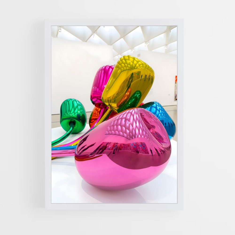 ap-jeff koons-3 cadre Blanc