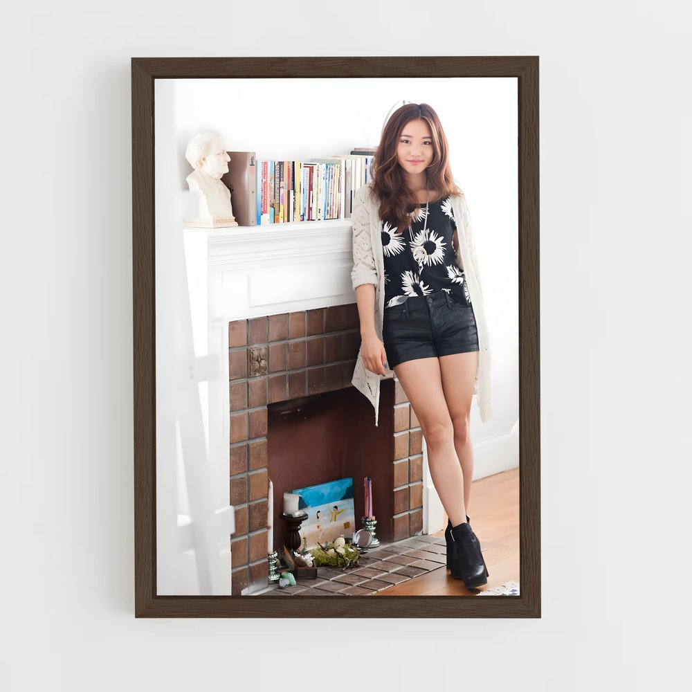 ap-jenn im-3 cadre Bois foncé