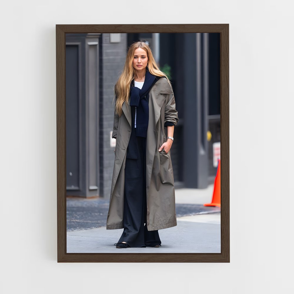 ap-jennifer lawrence-2 cadre Bois foncé