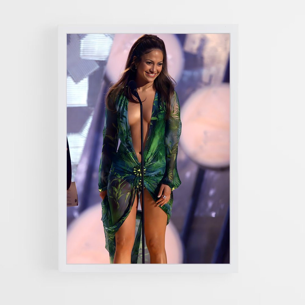 ap-jennifer lopez-4 cadre Blanc