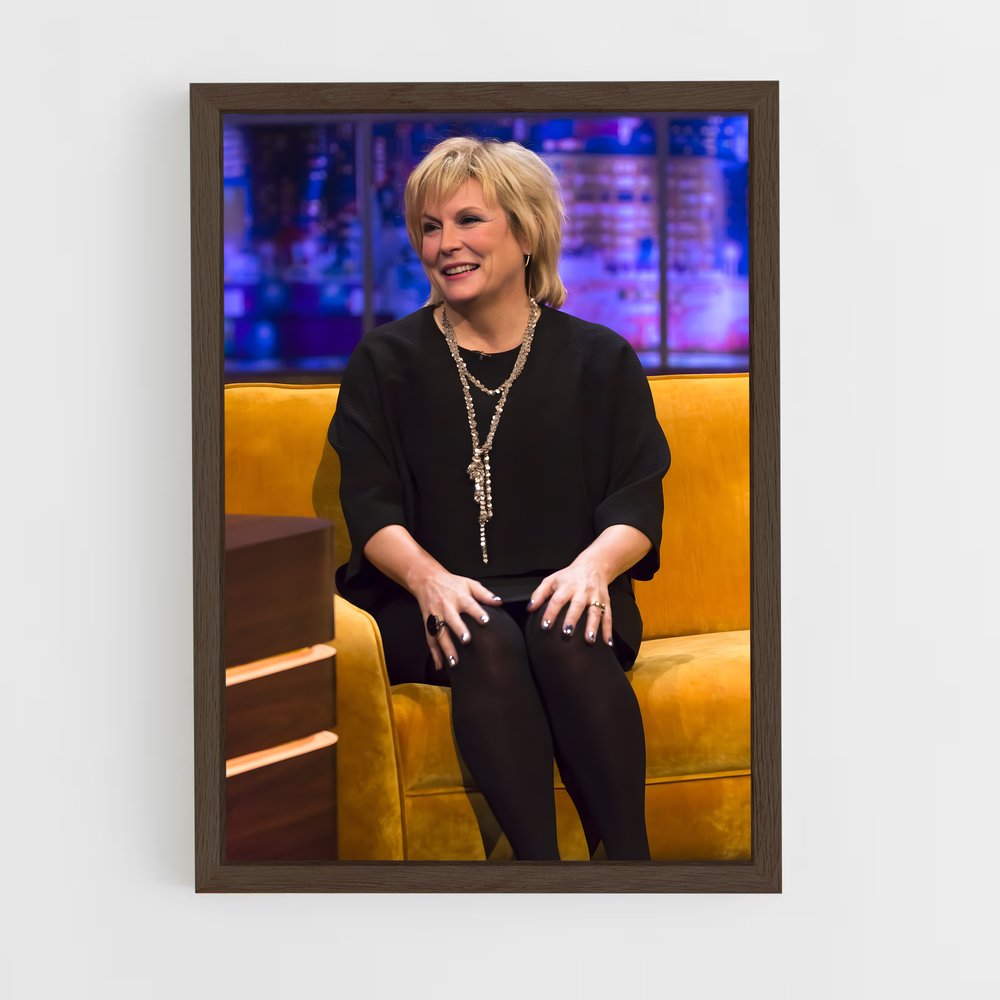 ap-jennifer saunders-2 cadre Bois foncé