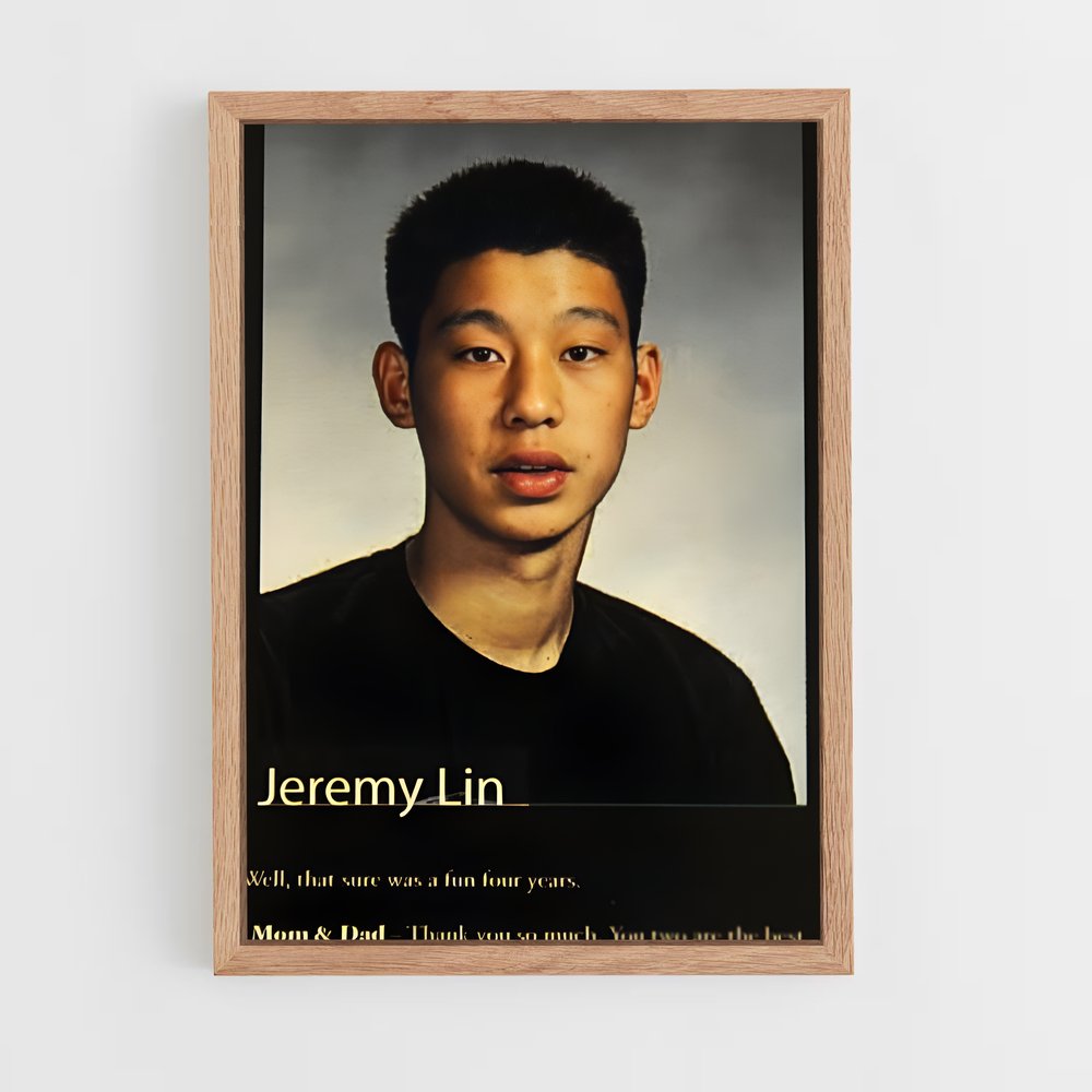 ap-jeremy lin-4 cadre Bois clair