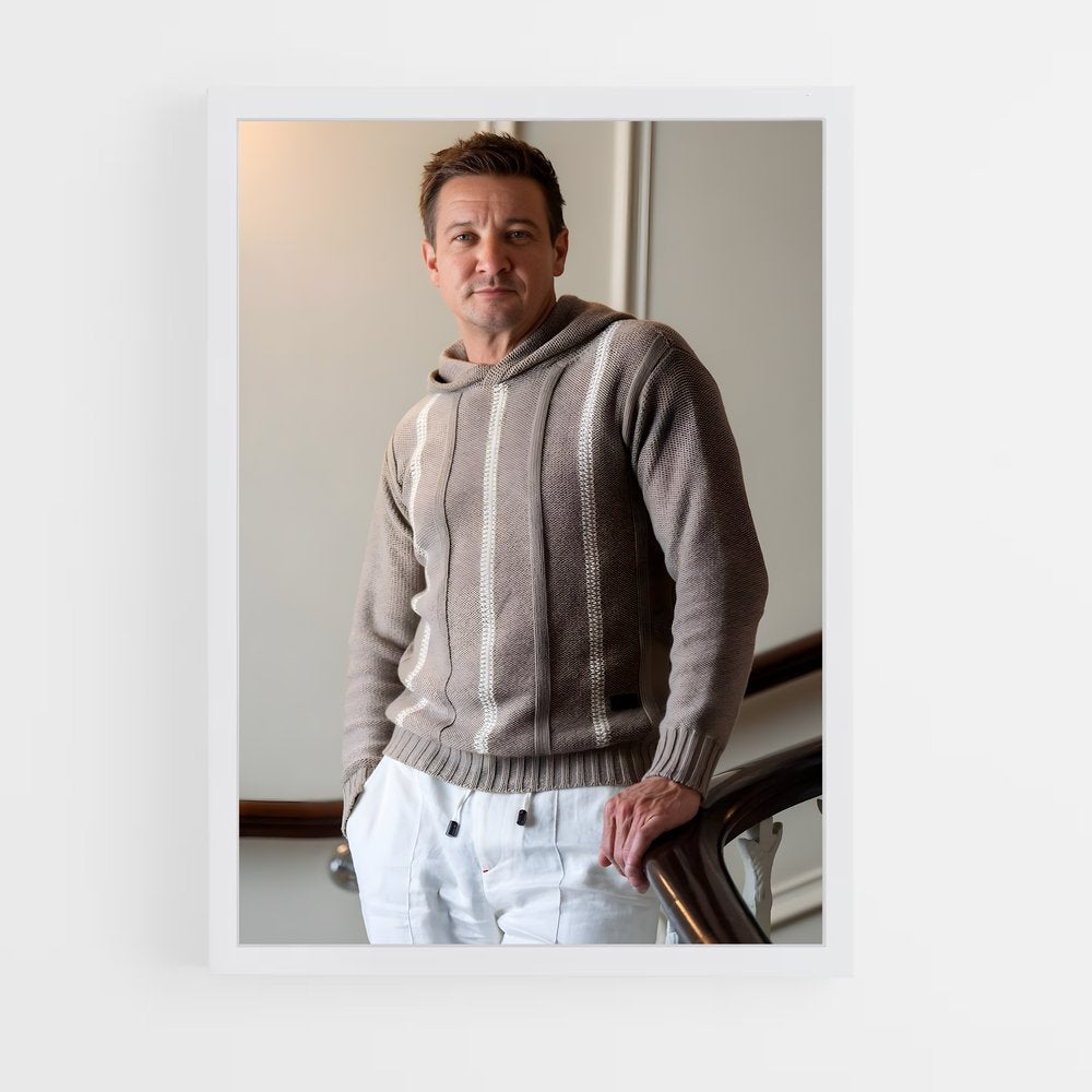 ap-jeremy renner-1 cadre Blanc