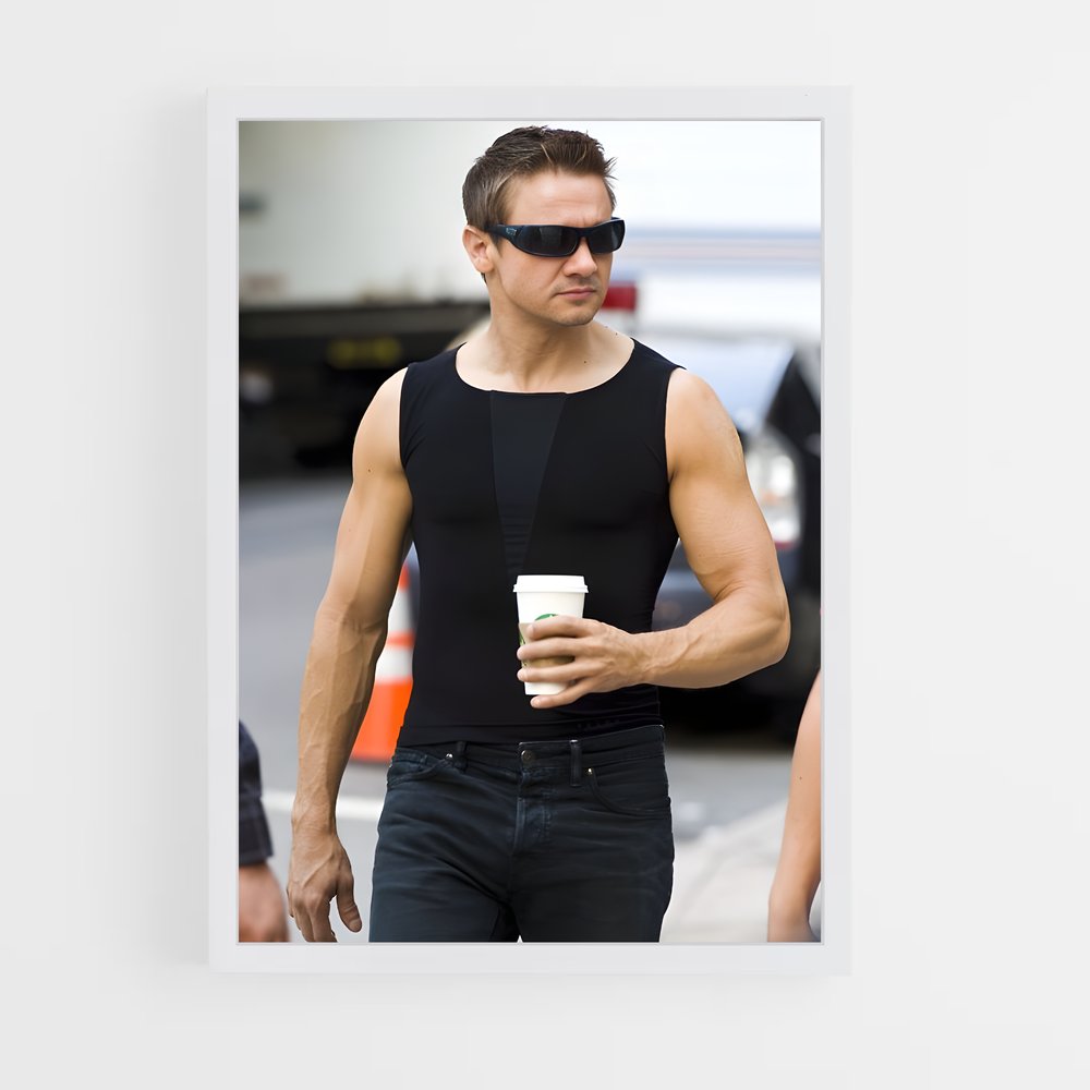 ap-jeremy renner-9 cadre Blanc