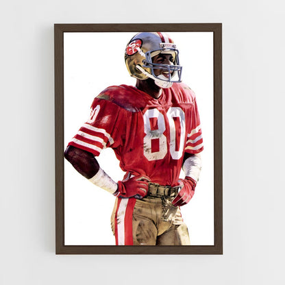ap-jerry rice-6 cadre Bois foncé