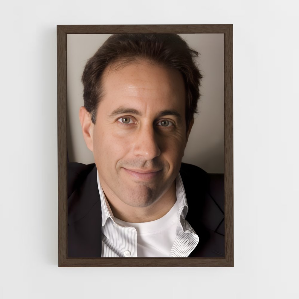 ap-jerry seinfeld-3 cadre Bois foncé