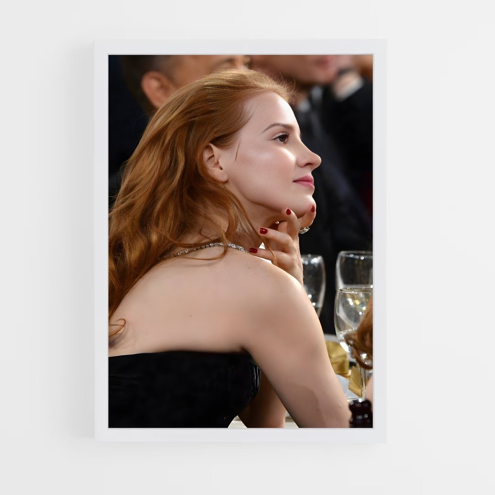 ap-jessica chastain-1 cadre Blanc