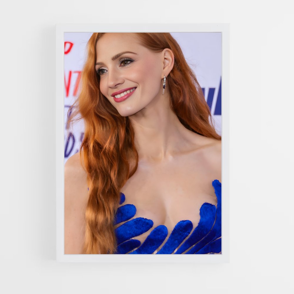 ap-jessica chastain-5 cadre Blanc