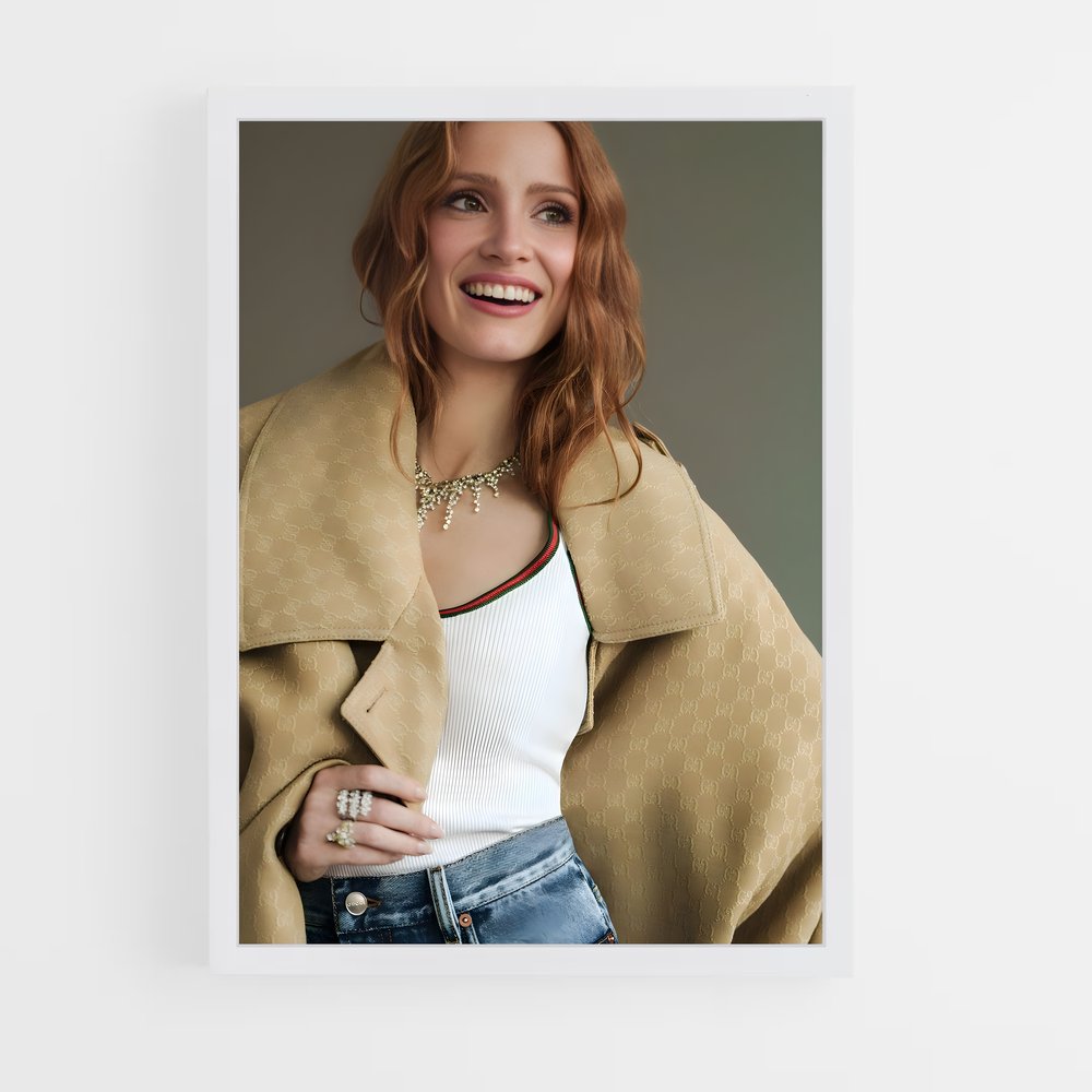 ap-jessica chastain-6 cadre Blanc