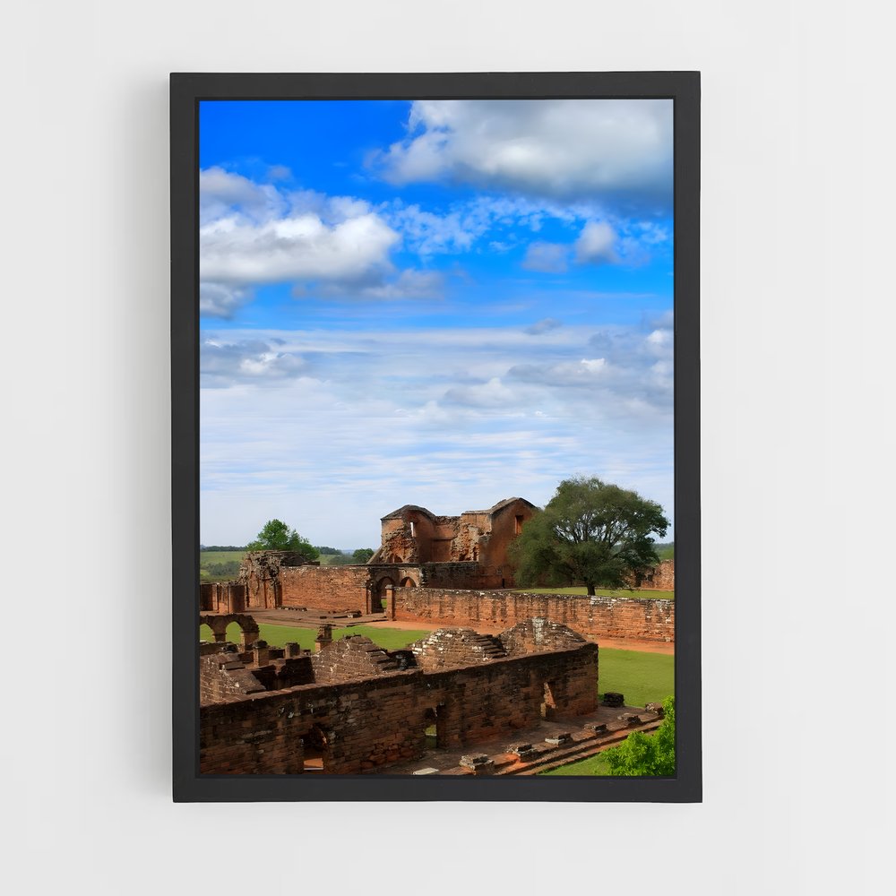 ap-jesuit missions of la santisima trinidad-1 cadre Noir