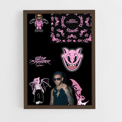 ap-jhay cortez-5 cadre Bois foncé