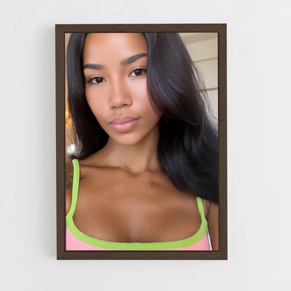 ap-jhene aiko-5 cadre Bois foncé