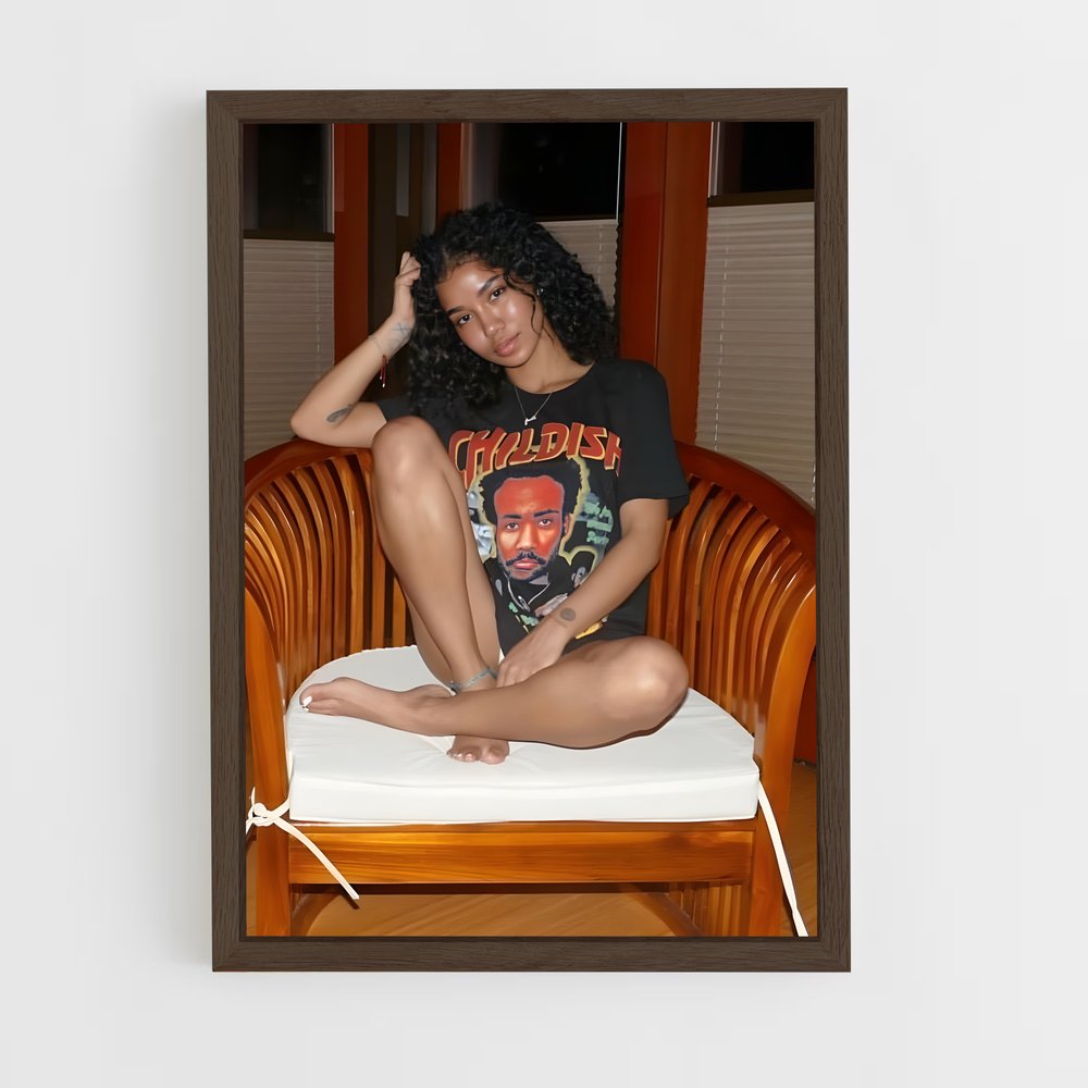 ap-jhene aiko-6 cadre Bois foncé