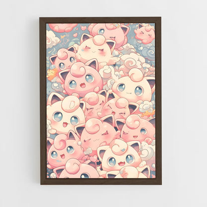 ap-jigglypuff-3 cadre Bois foncé