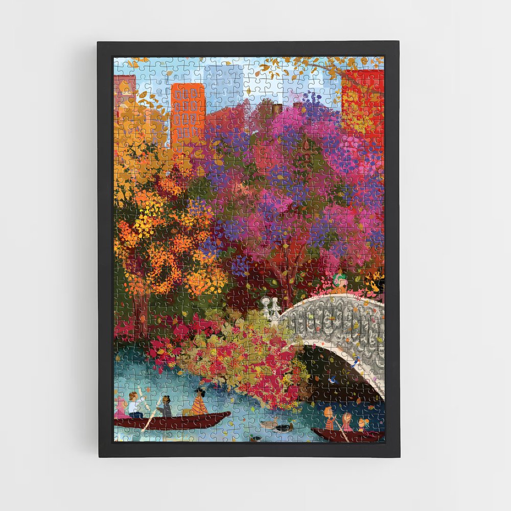 ap-jigsaw puzzle-3 cadre Noir