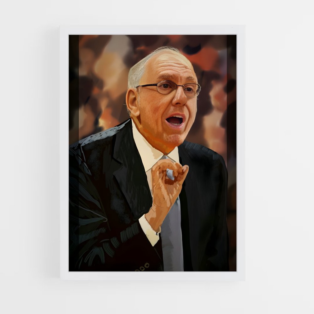 ap-jim boeheim-2 cadre Blanc