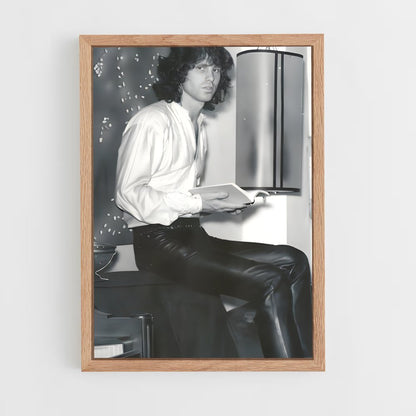 ap-jim morrison-1 cadre Bois clair